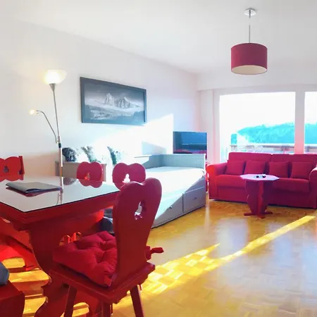 公寓 Pied-a-terre In Crans-montana, Pool And View - Swiss Alps *