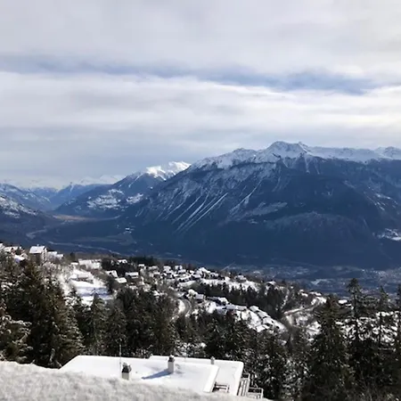 公寓 Pied-a-terre In Crans-montana, Pool And View - Swiss Alps