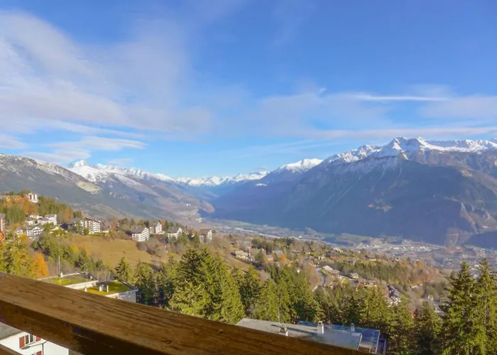 Pied-a-terre In Crans-montana, Pool And View - Swiss Alps Apartamento