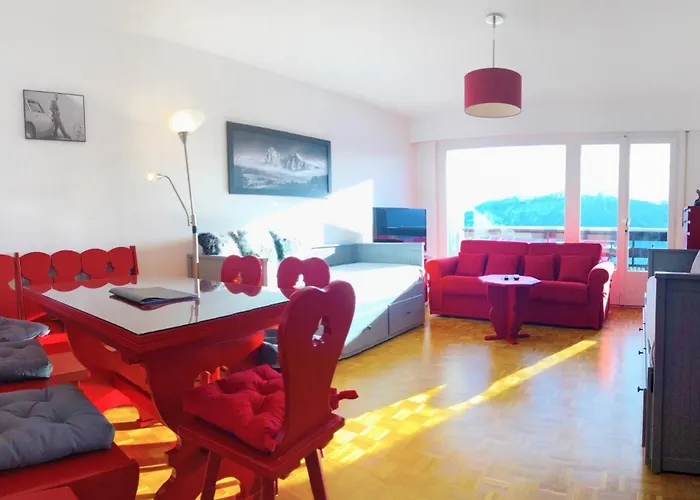 Lägenhet Pied-a-terre In Crans-montana, Pool And View - Swiss Alps *